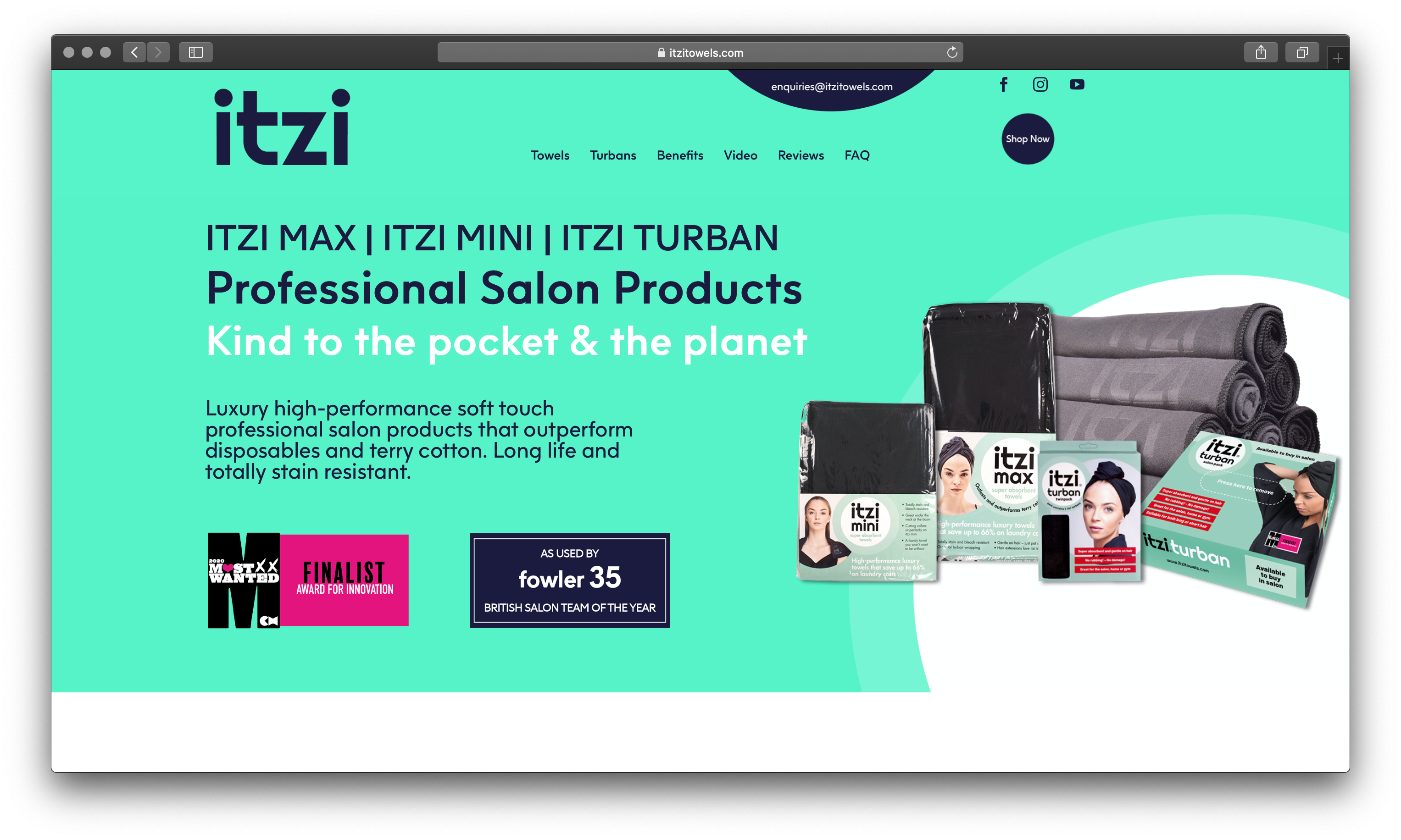 Itzi Case Study | Fast turn around for a fast-growing luxury salon brand